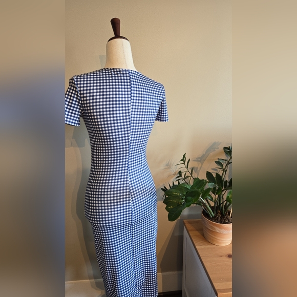 Zara Blue Checkers dress - Picture 3 of 8